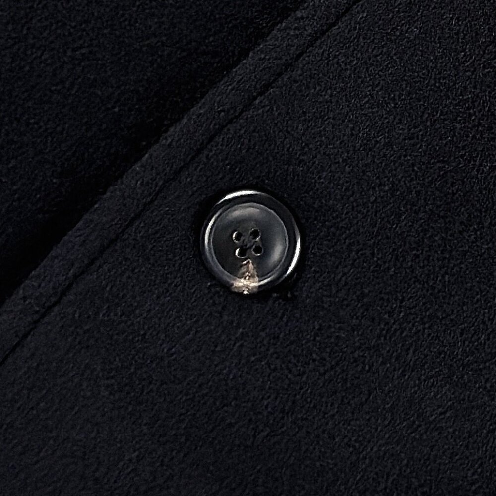 Todd Snyder Italian Wool Cashmere Cafe Jacket Men's XL Black Quiet Luxury $698 - Picture 9 of 14